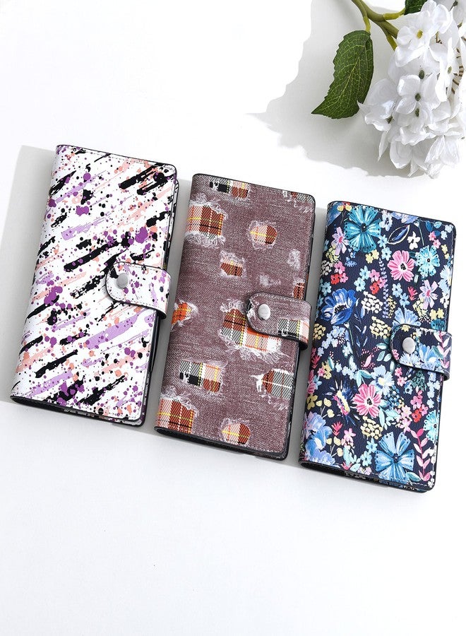 Wonderpool Refillable Spiral Journal 6 Ring Binder Notebook Writing Journal with Inner Pockets-College Lined Paper and Pattern Cover for School Work Travel and Organizer (A6, Flowers) - Image 3