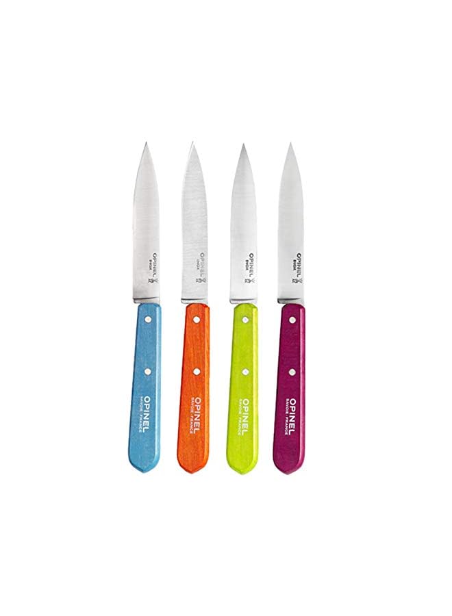 Opinel Sweet Pop Paring Knives, 4-piece Set - Image 3