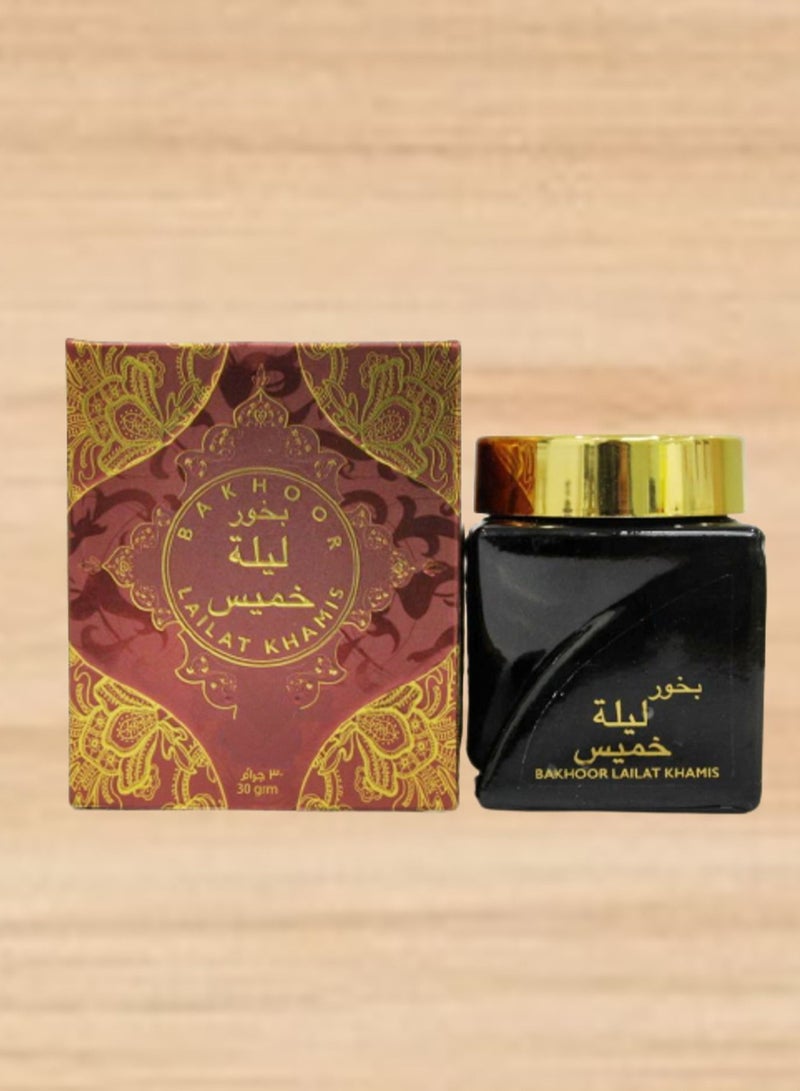 Bakhoor 2 Pieces Bakhoor Lailat Khamis 30 Gram - Image 3