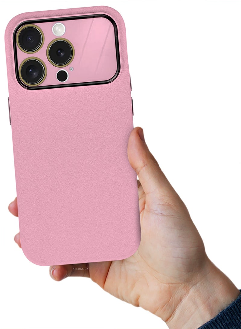 Hard Silicone Case Cover for Apple iPhone 13 pro - Cover with Camera Protection Bumper - Auto Focus Design - Pink - Image 2