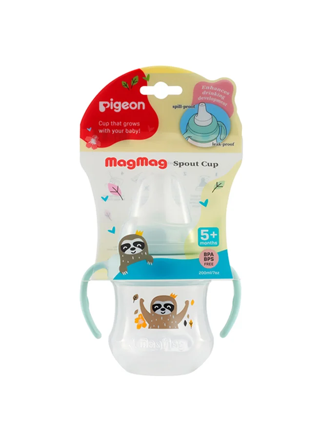 pigeon Magmag Straw Cups Blue 200Ml