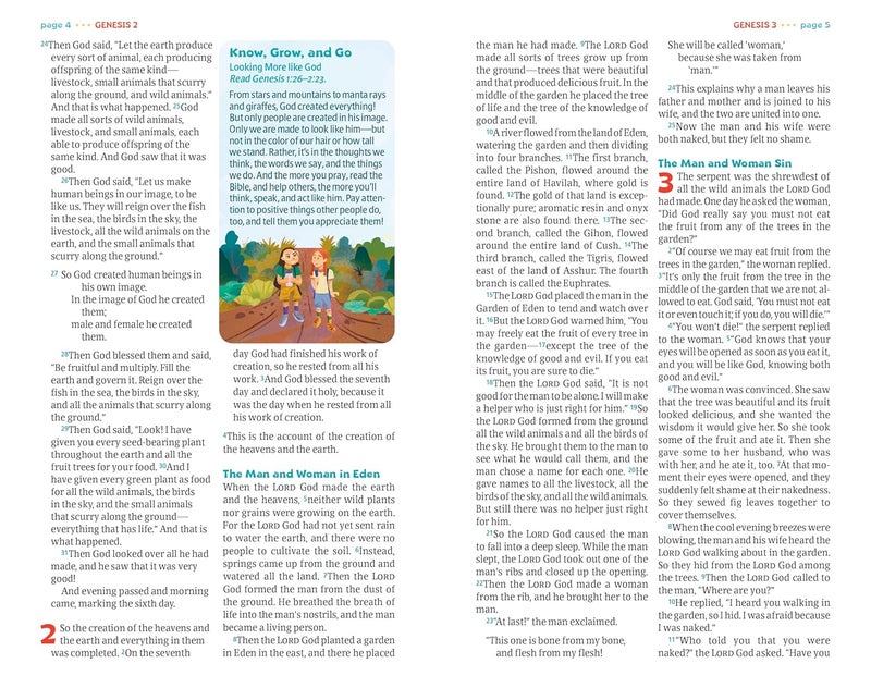 NLT Go Bible for Kids, Leatherlike, Teal Ocean - Image 5