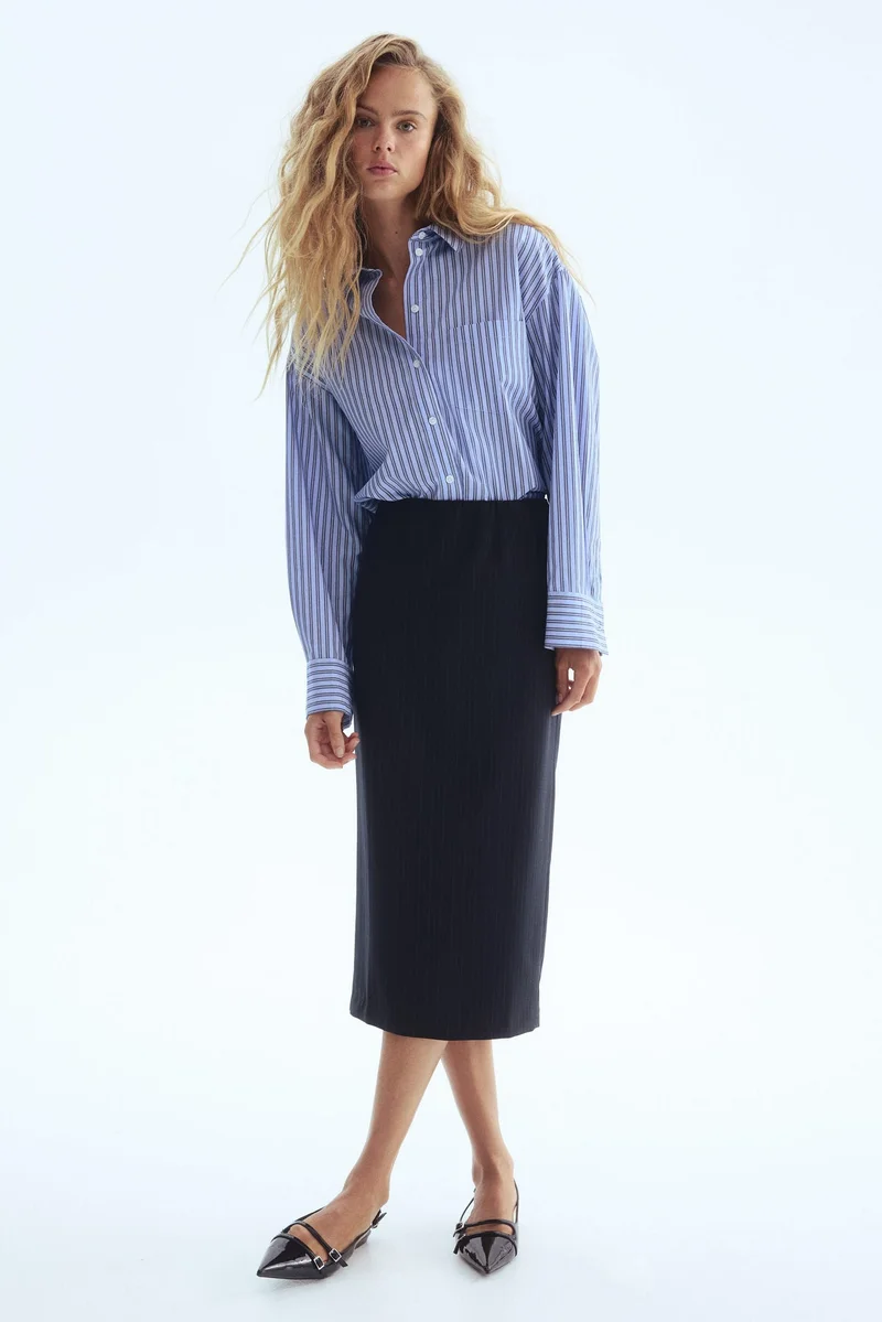 اتش اند ام تنورة ميدي