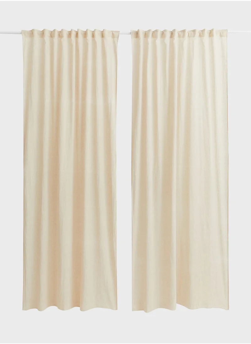 H&M 2-Pack Multiway Linen-Blend Curtains