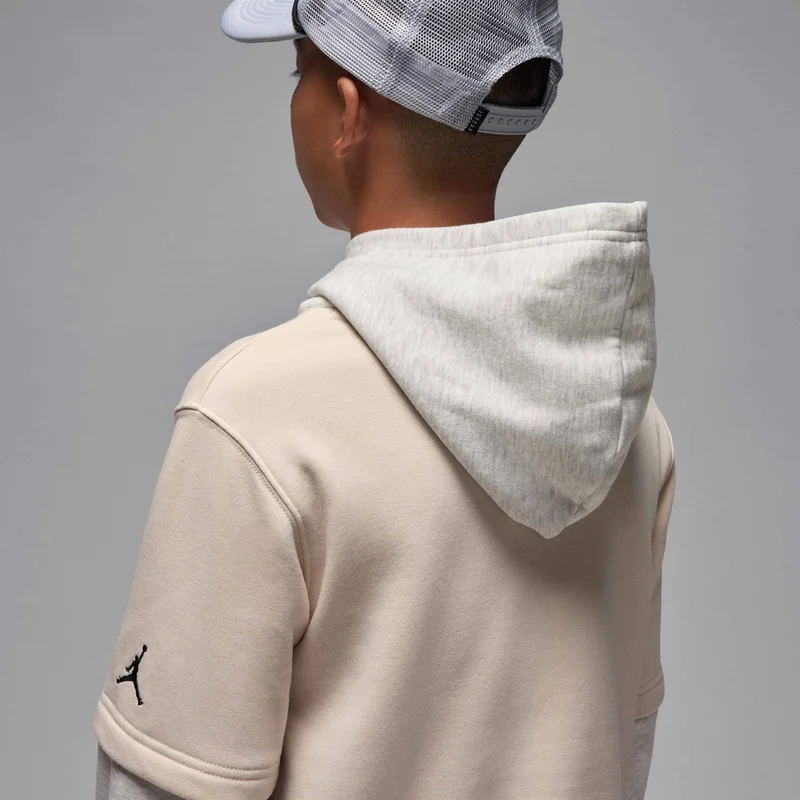 Jordan Brown Kids' MJ Future Flight Hoodie  | Best Price UAE