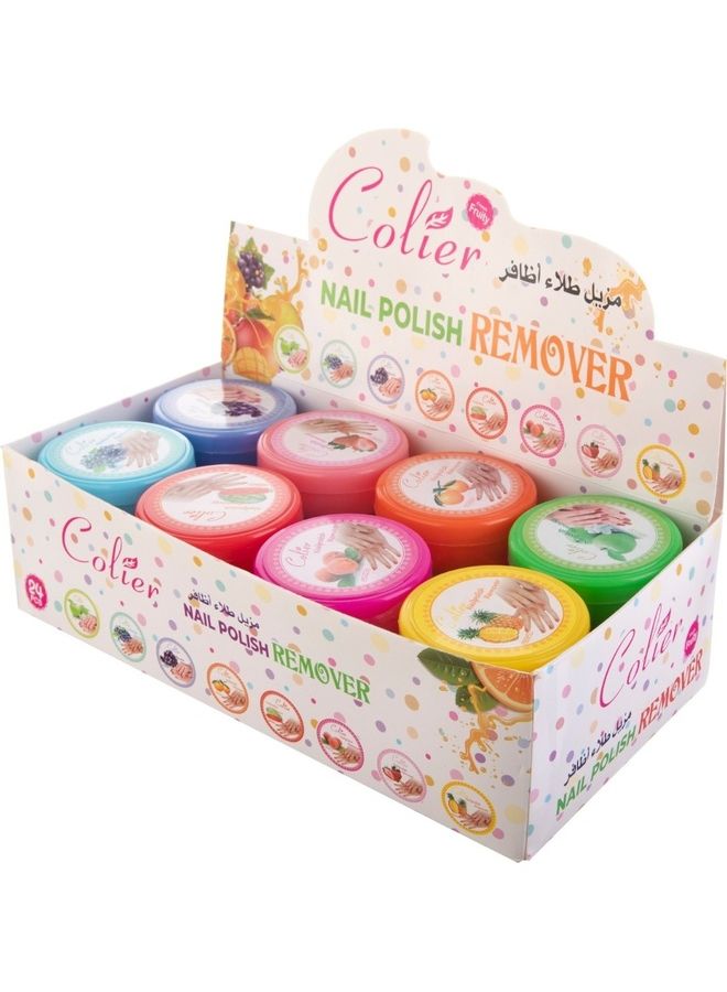 COLIER 24-Piece Nail Polish Remover Multicolour - Image 1