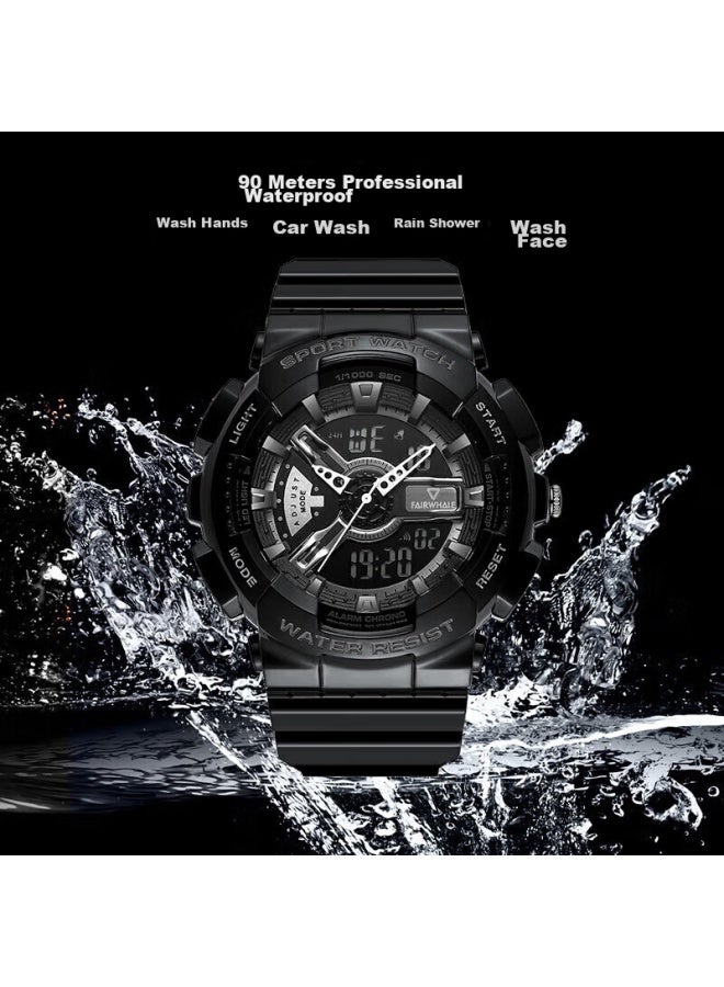 Fairwhale Watch For Men, Women, Students, Mechanical Style, Children's Electronic Watch, Dual Display, Waterproof, Luminous, Domestic Watch 4300, Back-to Gift - Image 5