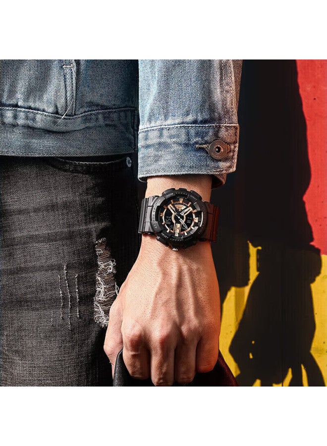 Fairwhale Watch For Men, Women, Students, Mechanical Style, Children's Electronic Watch, Dual Display, Waterproof, Luminous, Domestic Watch 4300, Back-to Gift - Image 1