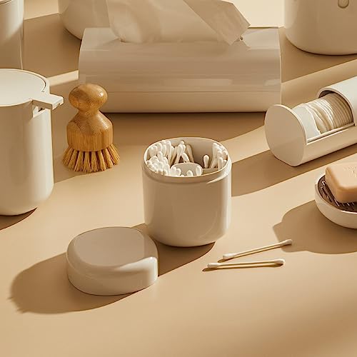 Alessi Birillo Cotton Swabs Holder Aleesi PL09 W Birillo Cotton Swabs Holder, White - Image 3