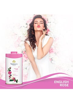 Yardley London English Rose Perfumed Talc 250g  - Image 2
