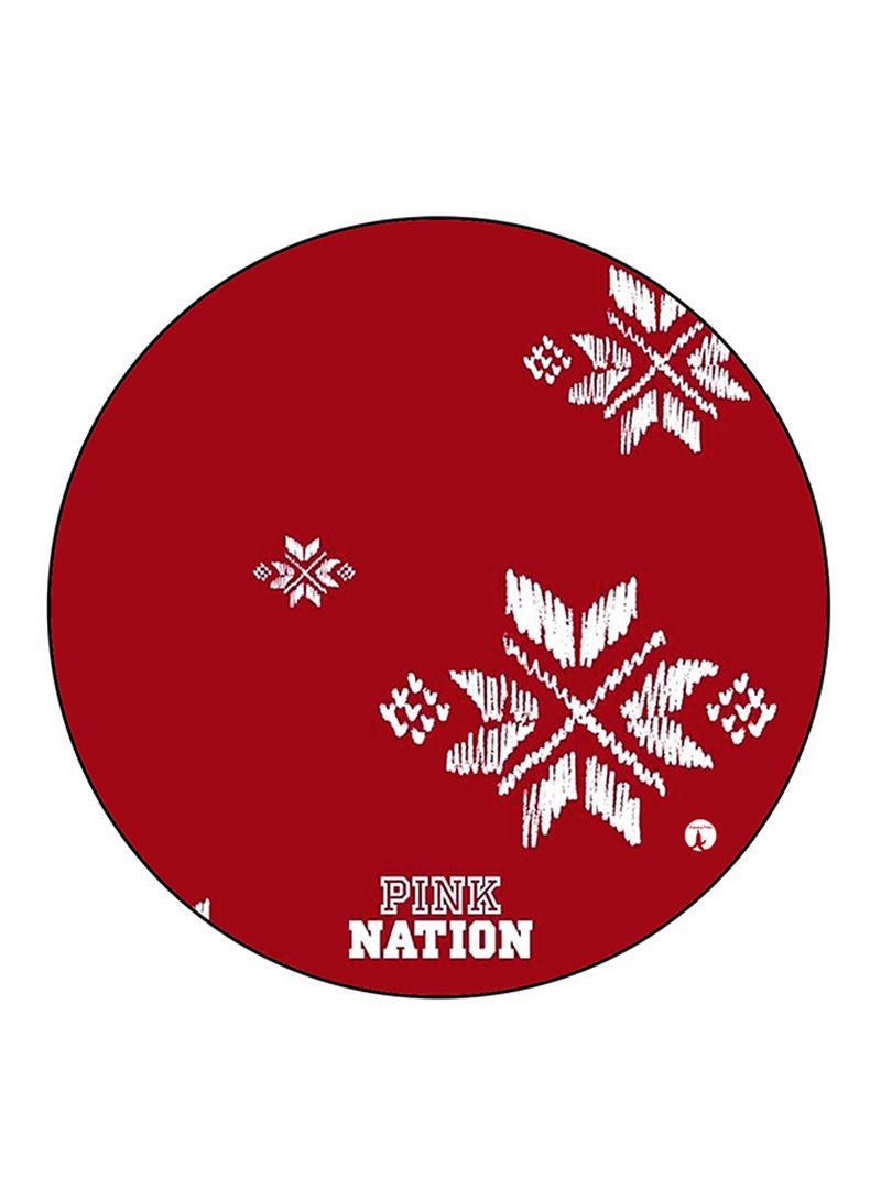 RKN Large Pink Nation Printed Pin Multicolour - Image 1