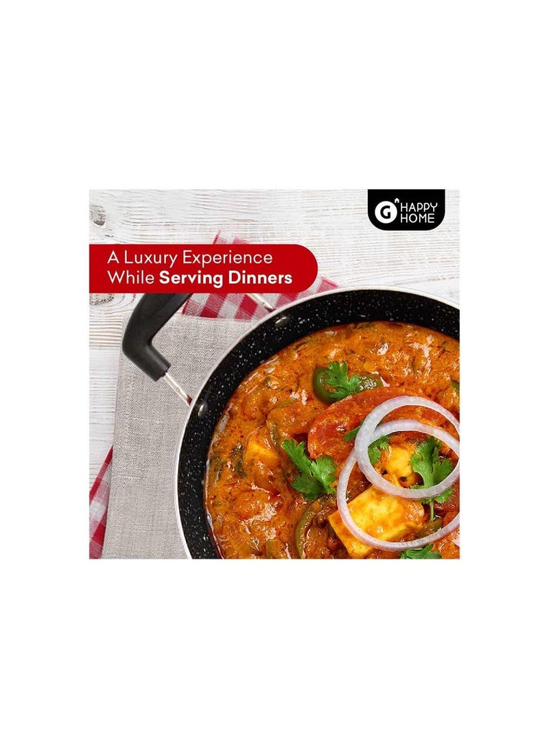 Happy Home G Happy Home Kadahi Non Stick 24cm with Induction base - Image 2