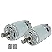 weelye 2 Pcs 24V 30000RPM Childrens Powered Wheel Electric Motor24 Volt Motor Drive Engine Accessory for Car Children Ride on Toys Replacement Parts - Image 2