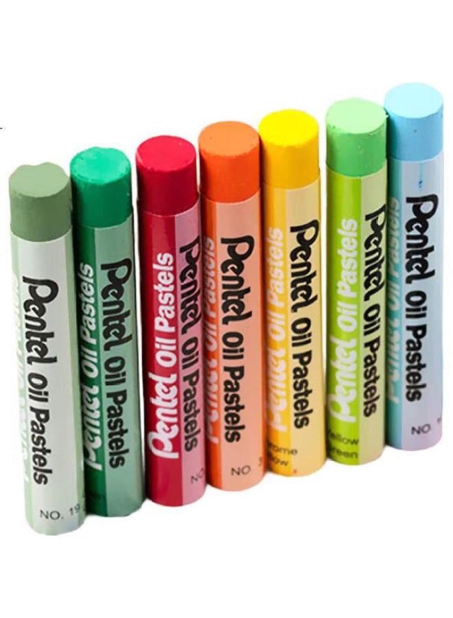 Pentel Oil Pastel Crayons, Colorful Drawing Sticks For Children And Students, Washable And Easy To Clean Hands, Phn-12U, 12 Colors/Box - Image 3