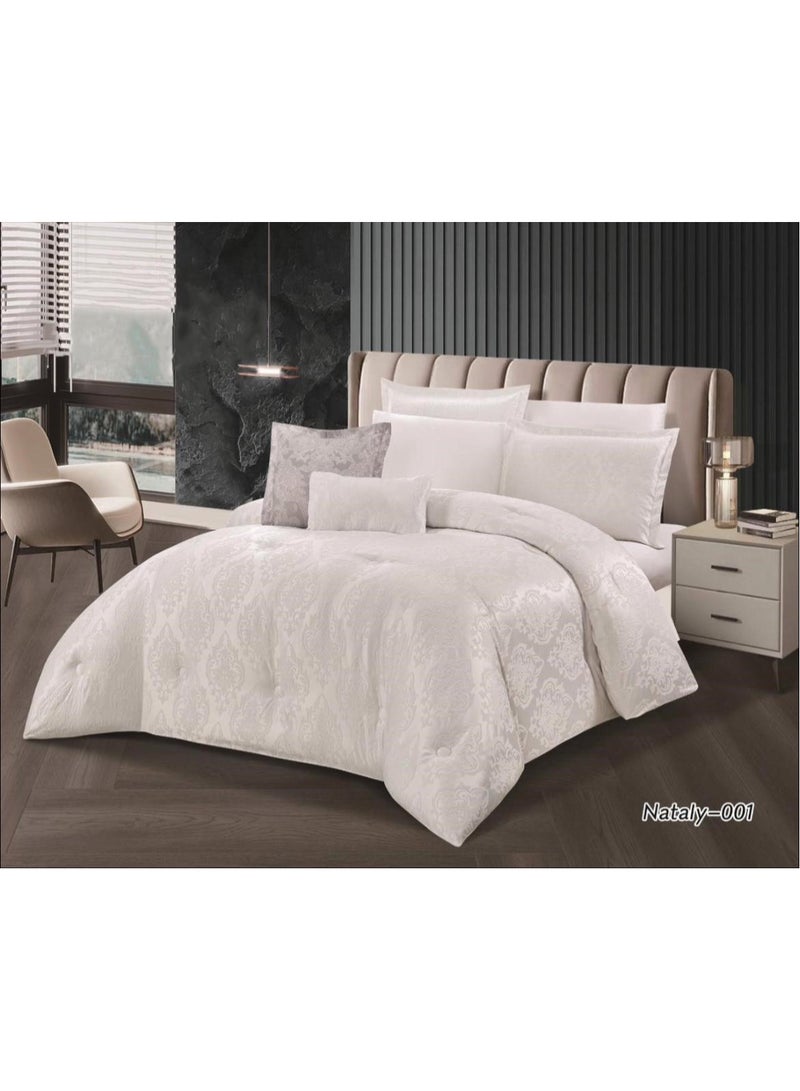 Hourse Two-tone quilt set, a luxurious king size mattress, suitable for special occasions 
