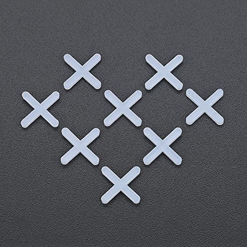 UtySty 2000 Pack Tile Spacers 1/12'' 2mm Gaps Ceramic Wall Floor Tile Spacer Cross Spacing Installation Laying Joint Retaining Separators Tool for Tiling Positioning Clip Leveling System Construction - Image 2