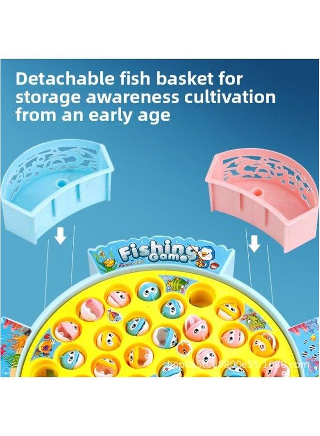 Children's Fishing Toys Parent-child Interactive Early Education Educational Electric Music Magnetic Machine Boys And Girls Birthday Gift-Color:Z25AD - Image 3