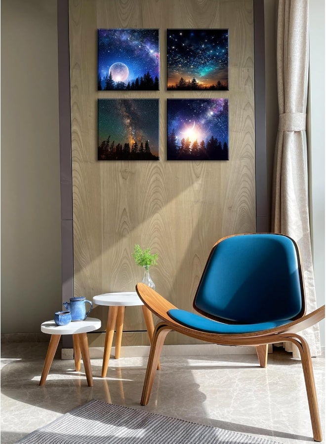 DJSYLIFE Galaxy Wall Decor for Boys Room Canvas Wall Art - Image 2