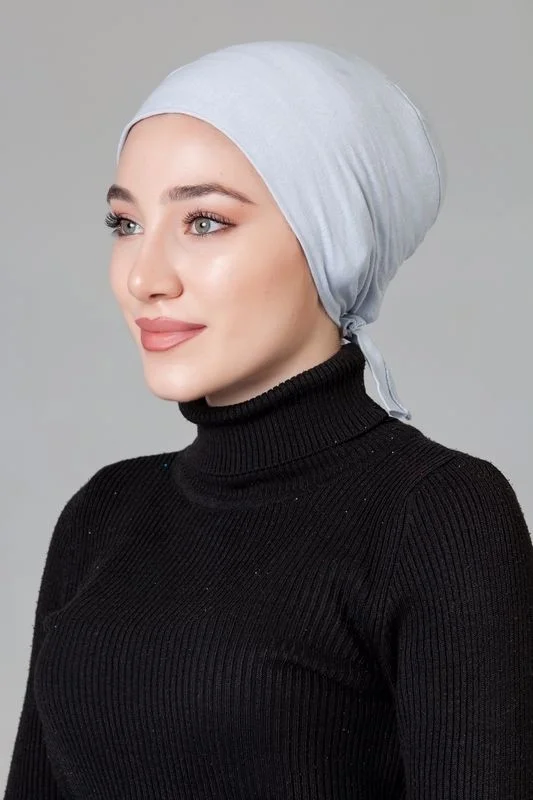 ناناك Light Gray Combed Non-Slip Bonnet