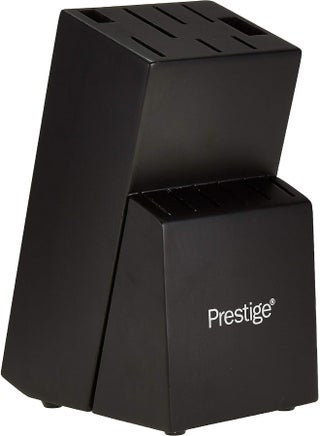 Prestige Stainless Steel Knife Block 15 Piece Set- Japanese Blades, Dishware Safe, Precision Cutting-Pr52114-Black Black - view 3