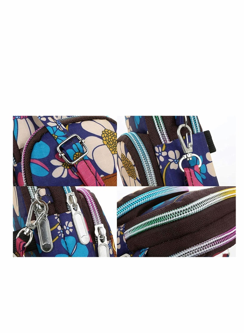 Excefore Small Canvas Cell Phone Purse Wallet Cute but Roomy Casual Shoulder Bag Crossbody Bag for Women  - Image 5