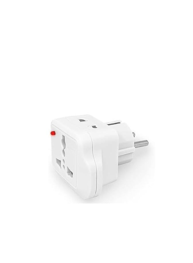Power Plug Adapter Universal Travel Power Converter International Travel Tool 10-16A 250V Output | 2pin (1piece) - Image 1