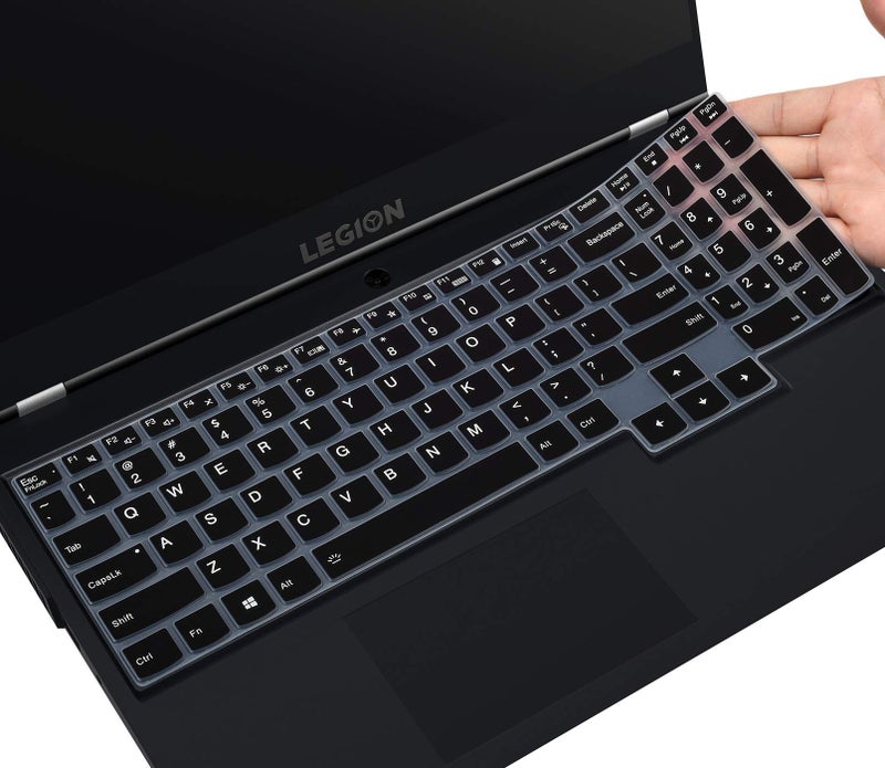 CaseBuy Keyboard Cover for Lenovo Legion Pro 5 5i 7 7i (Gen 8/9) 16" / Legion Pro 9i Gen 9 16/Legion 9 16IRX9/Legion Slim 7 7i(Gen9/Gen 8/7/6) 15.6, Legion 5 5i 5p 5pi 7i 15.6 17.3 / LOQ 15.6" 16"-Black - Image 1