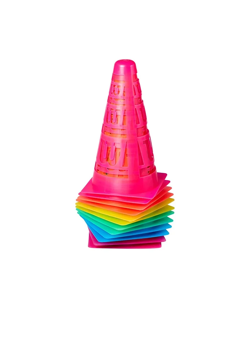 Wilson Training Cones, Multicolor, Pack of 12