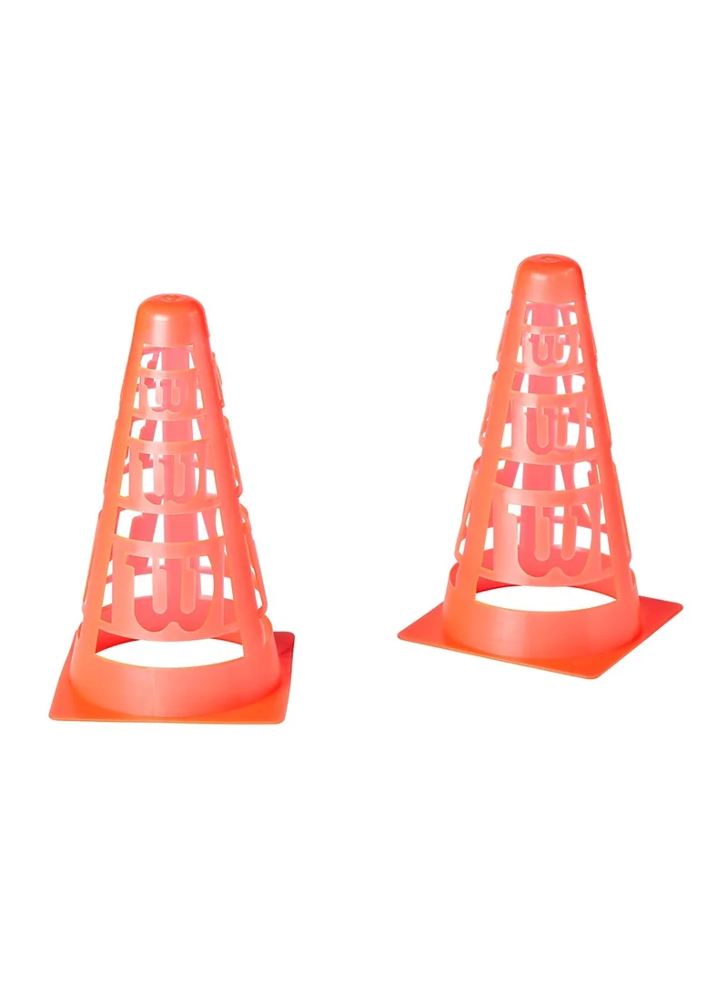 Wilson Training Cones, Multicolor, Pack of 12