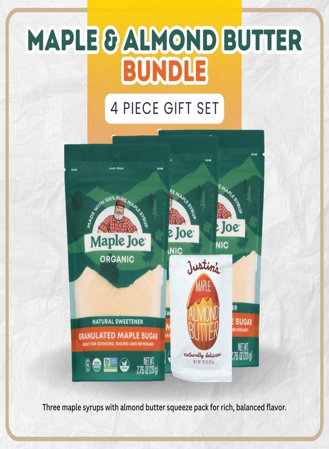 GROVE 3x Maple Sugar Org - 7.76OZ Bundle with Nut Butter Almond Maple Squeeze Pk - 1.15OZ – Organic Sweetener and Almond Spread Combination for Natural Taste and Portable Use – Gift Set (4 Items) - Image 2
