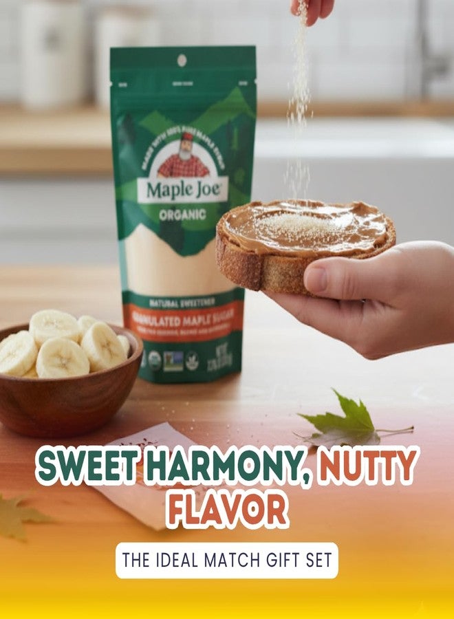 GROVE 3x Maple Sugar Org - 7.76OZ Bundle with Nut Butter Almond Maple Squeeze Pk - 1.15OZ – Organic Sweetener and Almond Spread Combination for Natural Taste and Portable Use – Gift Set (4 Items) - Image 3
