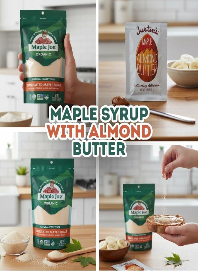 GROVE 3x Maple Sugar Org - 7.76OZ Bundle with Nut Butter Almond Maple Squeeze Pk - 1.15OZ – Organic Sweetener and Almond Spread Combination for Natural Taste and Portable Use – Gift Set (4 Items) - Image 4