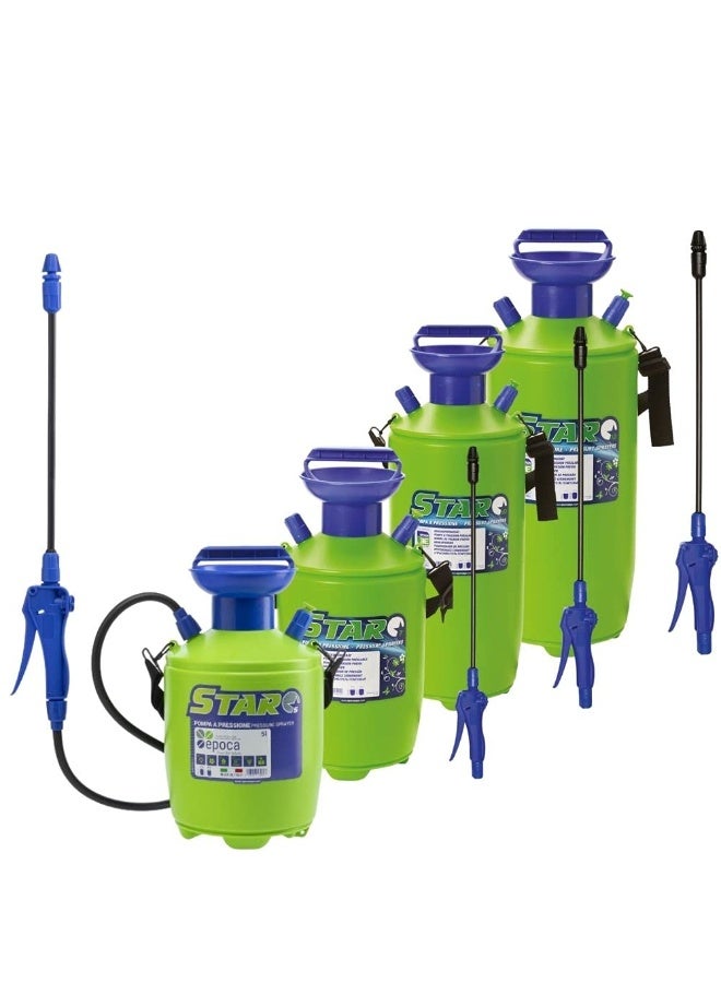 Star Epoca Star Sprayer 5L – Pressure Garden Sprayer with Comfortable Shoulder Strap Ideal for Gardens and Farms, Perfect for Vegetables, Fruits, Flowers, Lawns. - Image 5