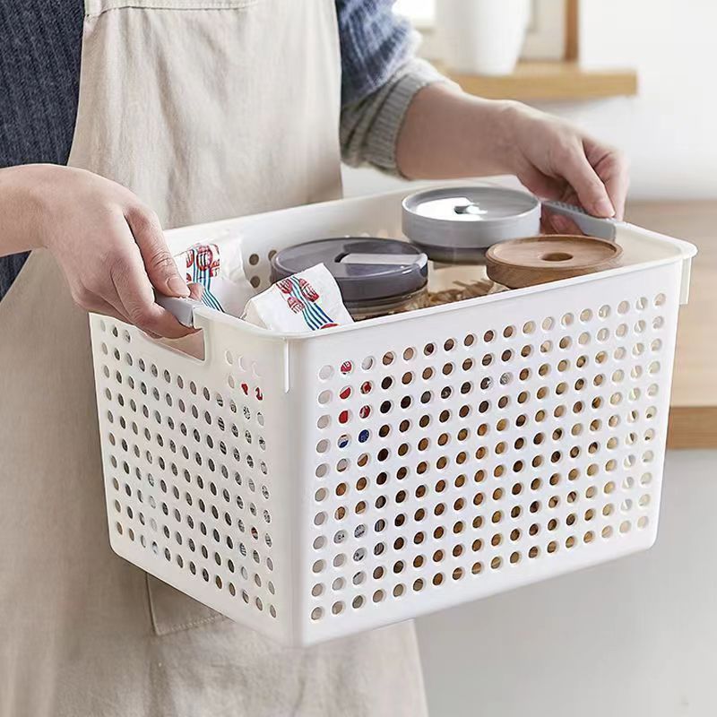 Round Hole Plastic Storage Basket Hollow Large Children's Toy Storage Basket Storage Basket Wholesale Kindergarten Carefully Selected Same Style - Image 3