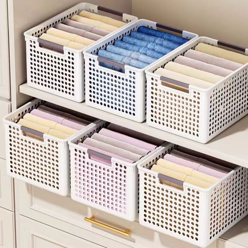 Round Hole Plastic Storage Basket Hollow Large Children's Toy Storage Basket Storage Basket Wholesale Kindergarten Carefully Selected Same Style - Image 4