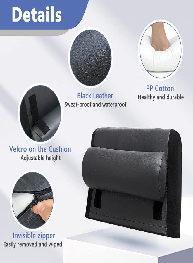Zelen Recliner Pillow for Head Couch Neck Pillow Leather for Recliner Chair Rest Cushion Neck Support Pillow Office Chair Recliner Headrest Head Support Pillow with Headrest Cover - Image 5