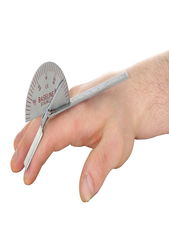 Baseline 12-1011 Finger Goniometer, Metal, Deluxe, 6" - Image 2