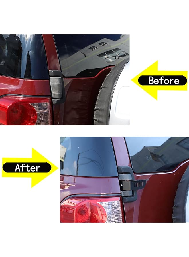 حامل هوائي الباب الخلفي مناسب لسيارة Toy@Ta Fj Cruiser 2007-2021، حامل هوائي الباب الخلفي للسيارة، ملحقات حامل الهوائي الخارجي (الطراز A) - Image 5