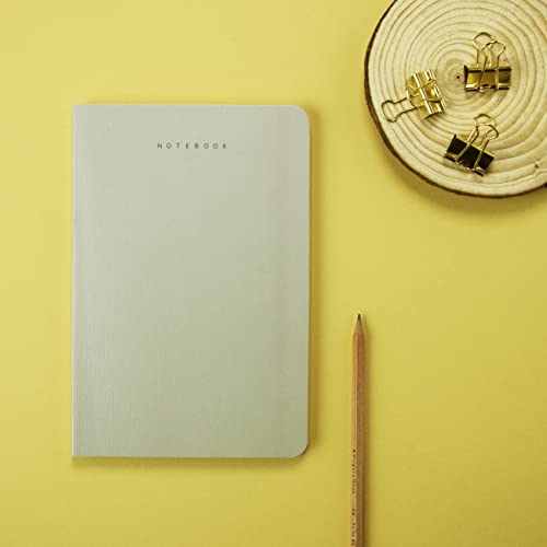 FACTOR NOTES A5 Notebook: 90 GSM | Ruled | 160 Pages (Neutral Grey) - Image 4