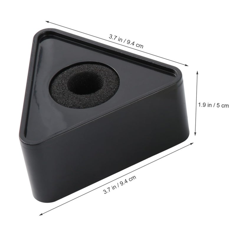 Triangular Microphone Stand Protector Abs Plastic Easy Carry Display Area for Interviewers - Image 3