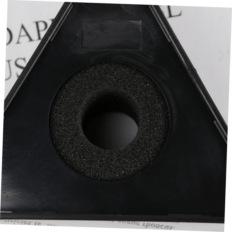 Triangular Microphone Stand Protector Abs Plastic Easy Carry Display Area for Interviewers - Image 5