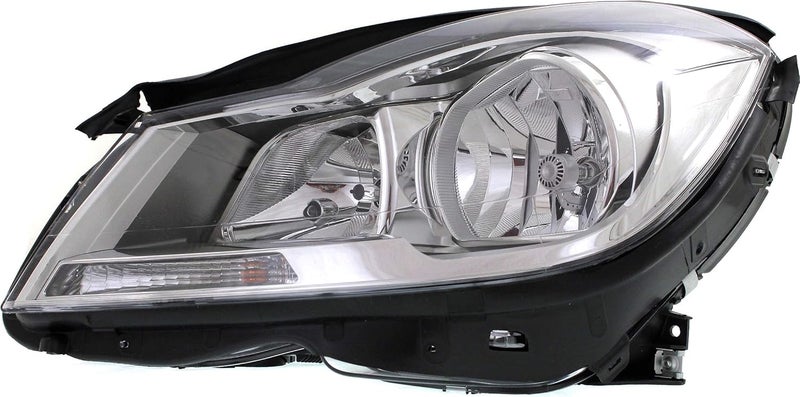 Garage-Pro Driver Side Headlight for Mercedes Benz C250 2012-2014, Fits C300 Halogen, Replaces 2048205359 - Image 1