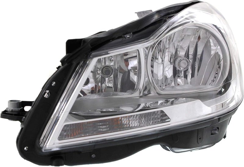 Garage-Pro Driver Side Headlight for Mercedes Benz C250 2012-2014, Fits C300 Halogen, Replaces 2048205359 - Image 3
