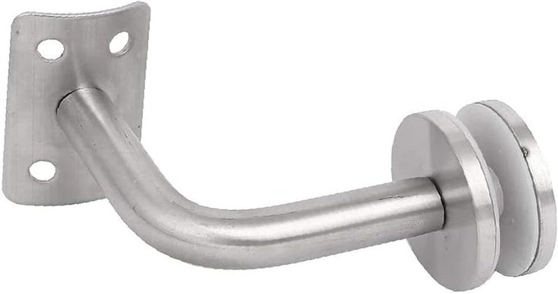 قوس درابزين من الفولاذ المقاوم للصدأ 304 قطر القاعدة 38 مم دعم سور الدرج سهل التركيب قطعتان - Image 3