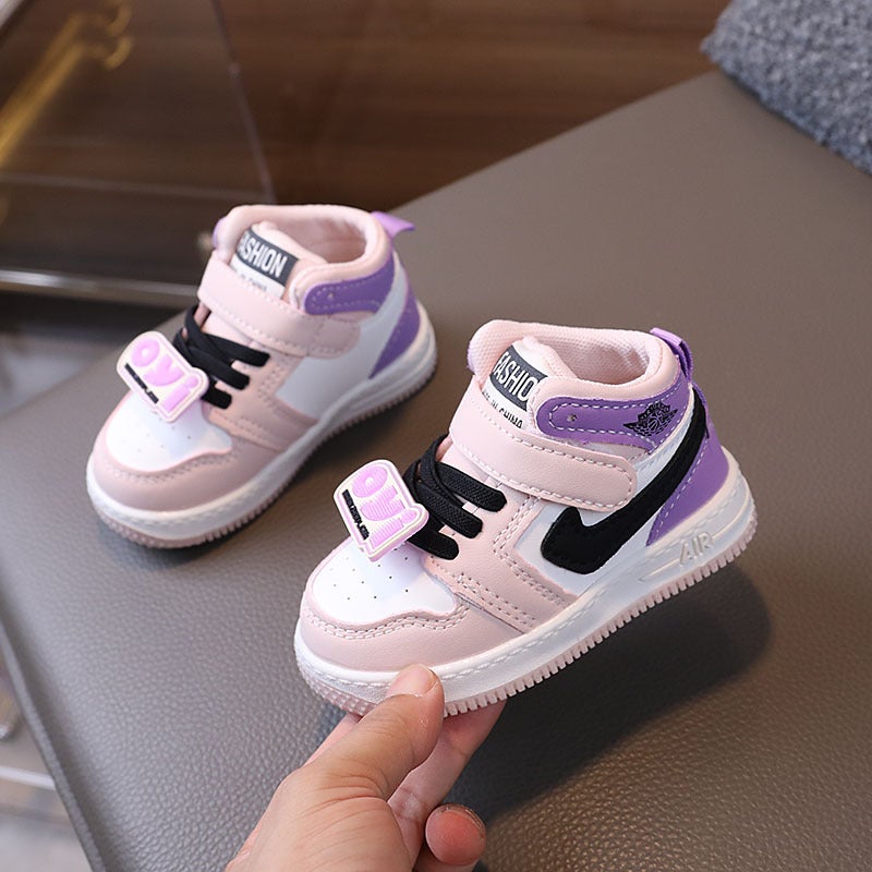 Baby Toddler Shoes 2024 New Soft Sole Pink
