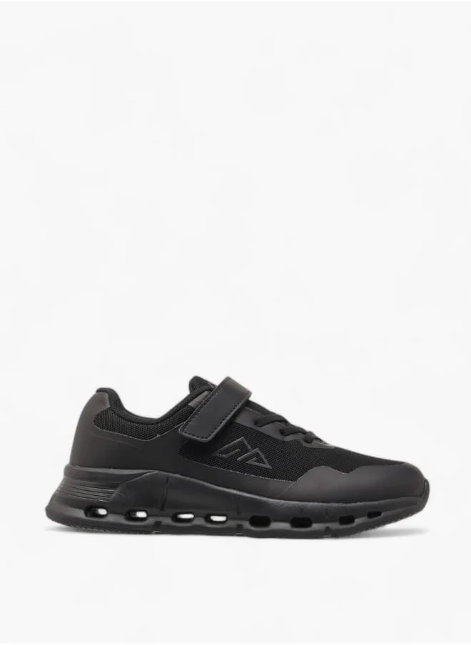 شو اكسبرس Boys Panelled Sneakers with Hook and Loop Closure