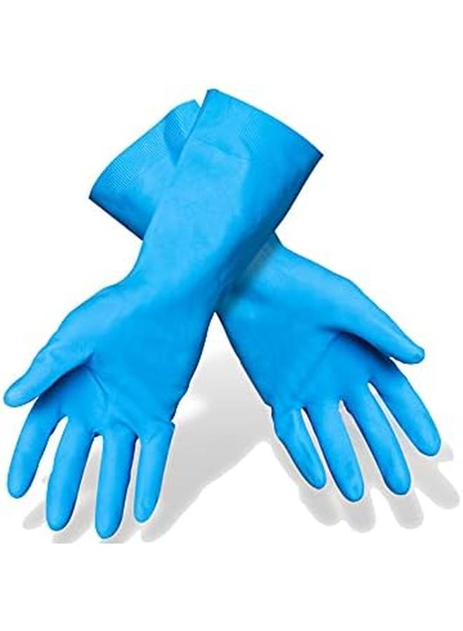 Scotch  All Purpose Gloves Medium Size 1 Pair Pack Re Ble Gloves Protect Your Hands Waterproof Tear Proof Excellent Grip Touch Sensitive Comfortable Fit Gloves Kitchen - Image 4