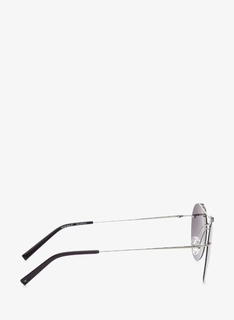 fastrack Polarized Sunglasses Silver Frame Purple Mirror Lens 59mm  - R058PR3PV - Image 3