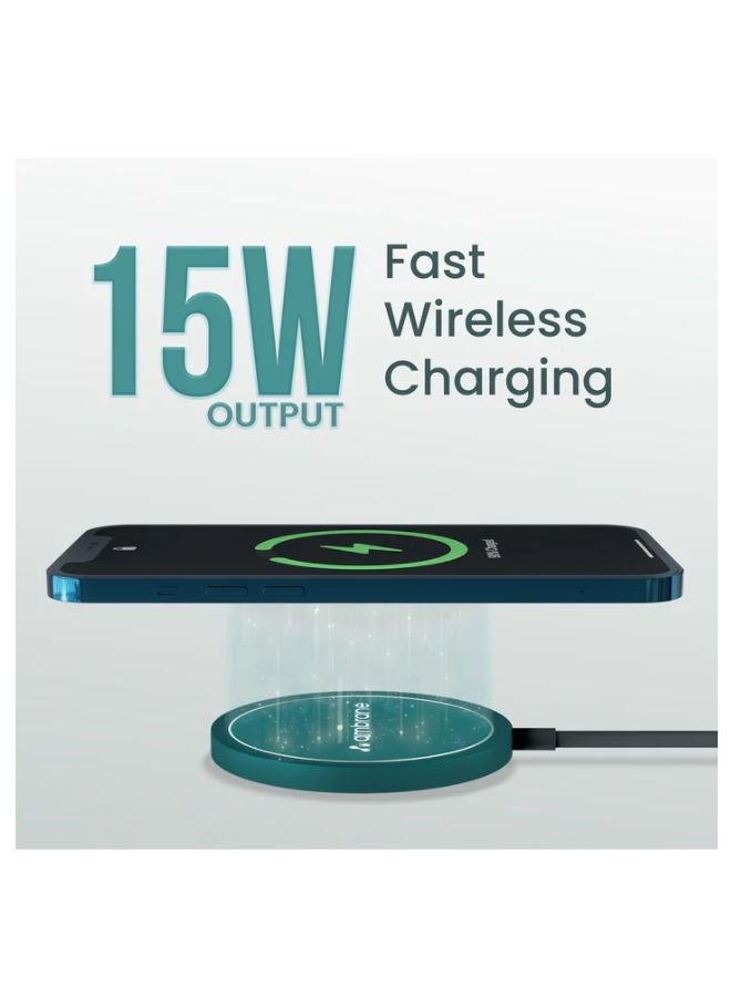 Ambrane AeroSync 15 Watt Fast Charging Wireless Pad - Image 5