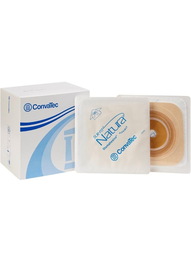 convatec Sur-Fit Natura Stomahesive Wafer, 125264, 1-3/4" Flange 10/Box  - Image 1